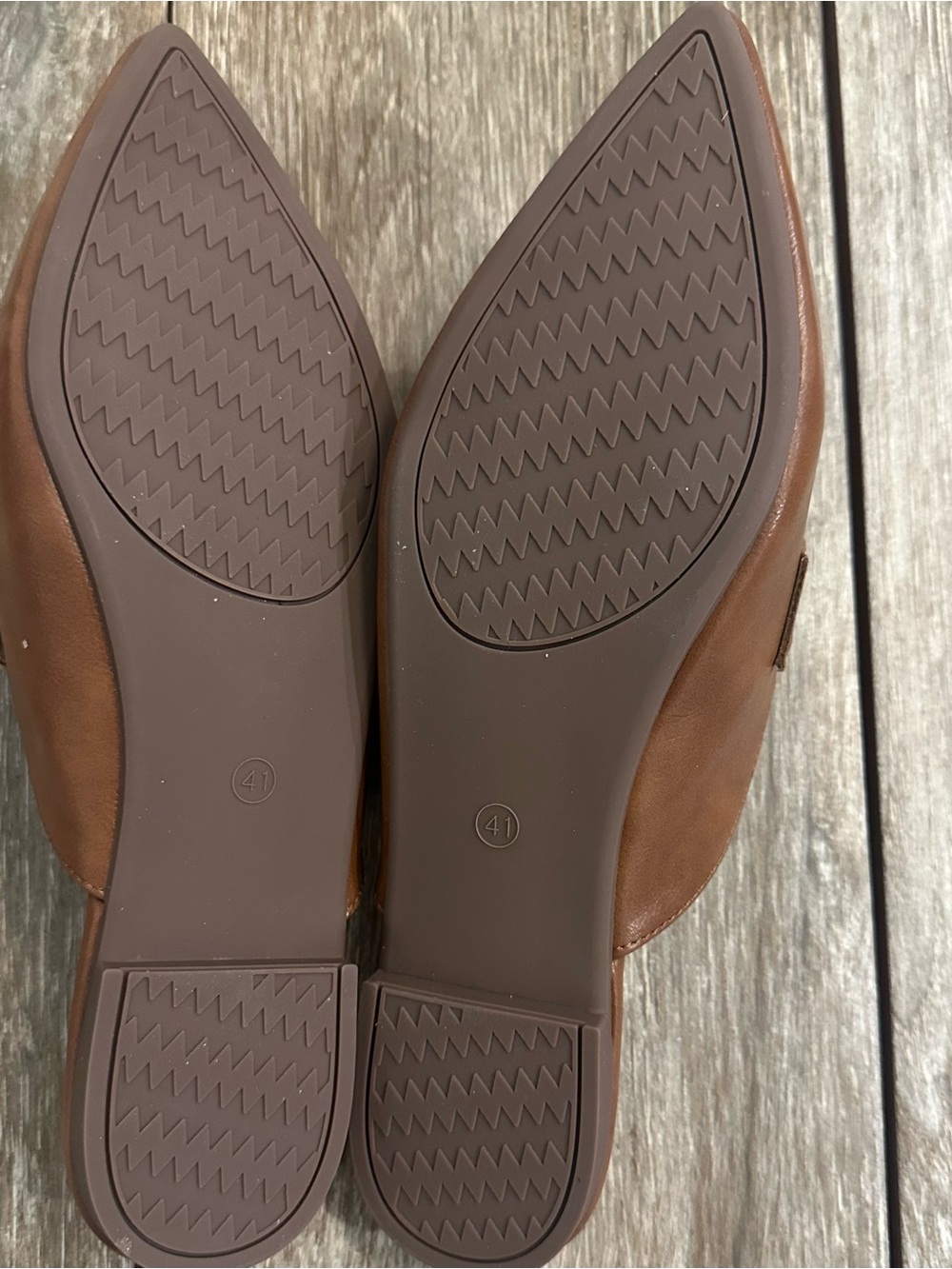 Women's Slip-OnPointy-toe Penny Loafer Mules in Brown, NWOB, Size 9 - Picture 5 of 8